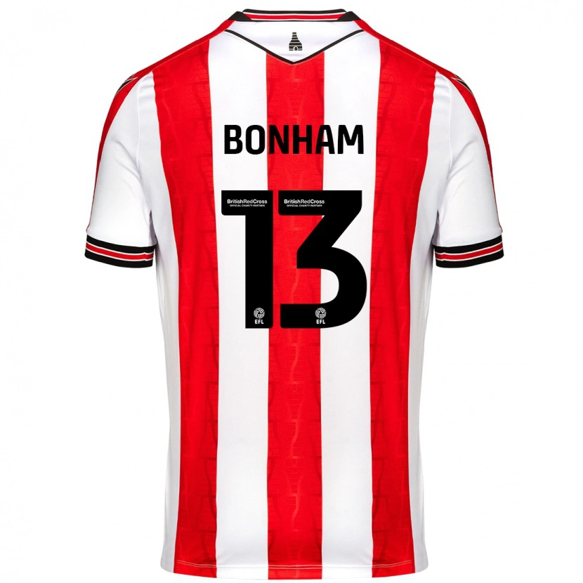 Danxen Kid Jack Bonham #13 Red White Home Jersey 2024/25 T-Shirt