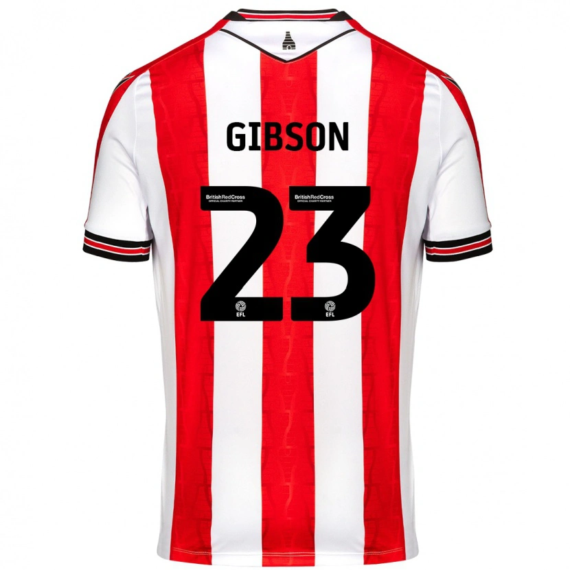 Danxen Kid Ben Gibson #23 Red White Home Jersey 2024/25 T-Shirt