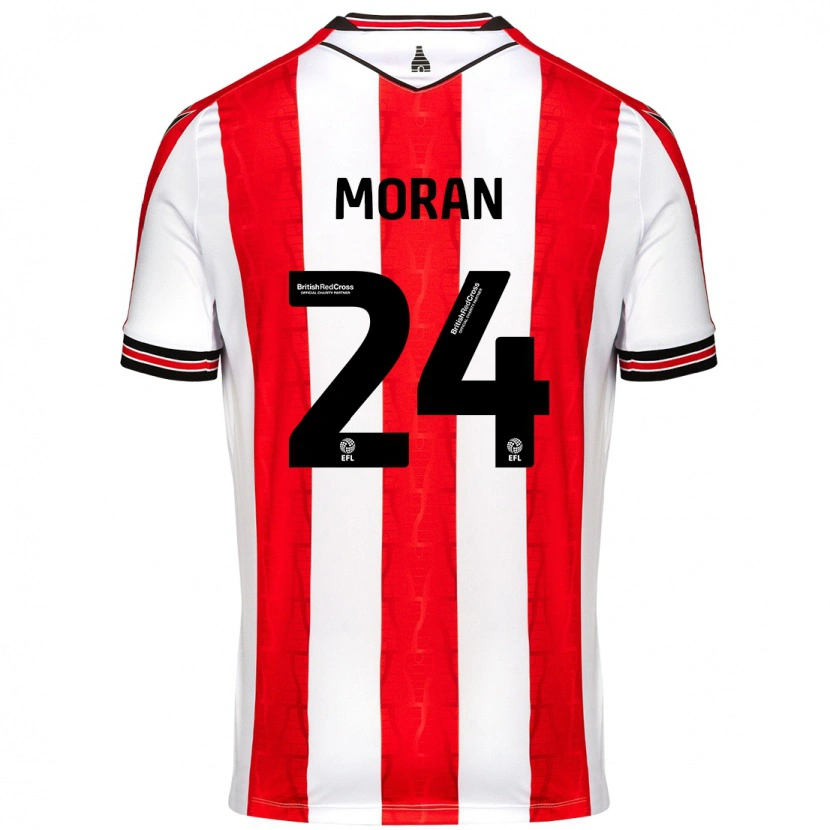 Danxen Kid Andrew Moran #24 Red White Home Jersey 2024/25 T-Shirt