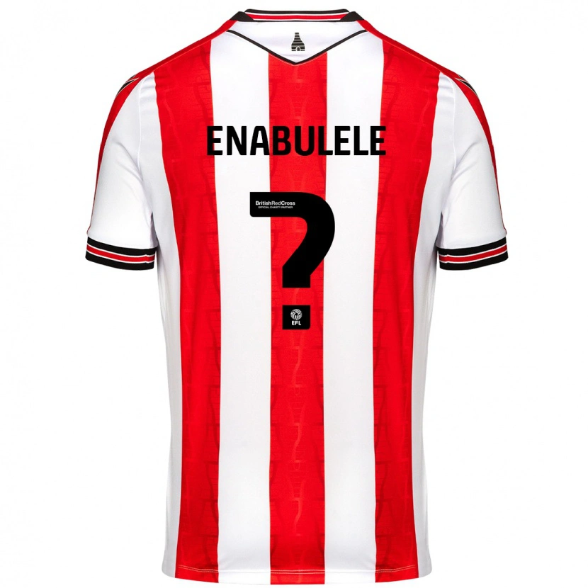 Danxen Kid Oghosaiwi Enabulele #0 Red White Home Jersey 2024/25 T-Shirt