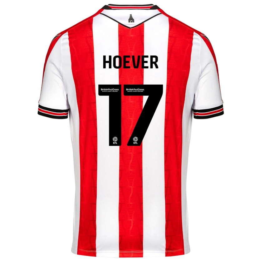 Danxen Kid Ki-Jana Hoever #17 Red White Home Jersey 2024/25 T-Shirt