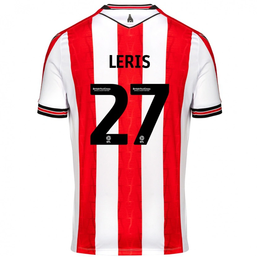 Danxen Kid Mehdi Léris #27 Red White Home Jersey 2024/25 T-Shirt