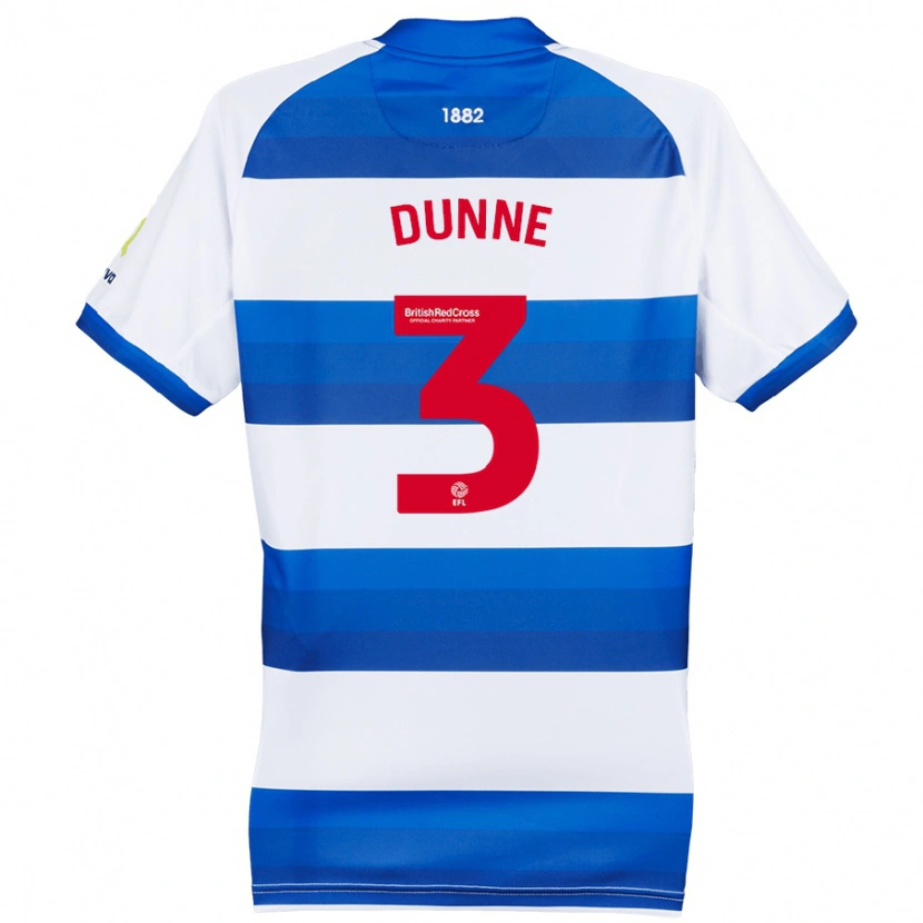 Danxen Kid Jimmy Dunne #3 White Blue Home Jersey 2024/25 T-Shirt