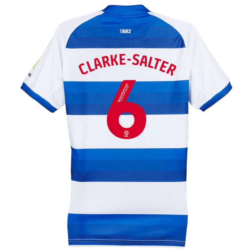 Danxen Kid Jake Clarke-Salter #6 White Blue Home Jersey 2024/25 T-Shirt