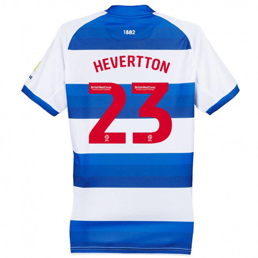 Danxen Kid Hevertton #23 White Blue Home Jersey 2024/25 T-Shirt