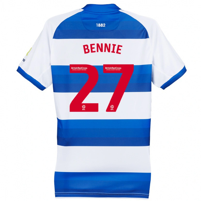 Danxen Kid Daniel Bennie #27 White Blue Home Jersey 2024/25 T-Shirt