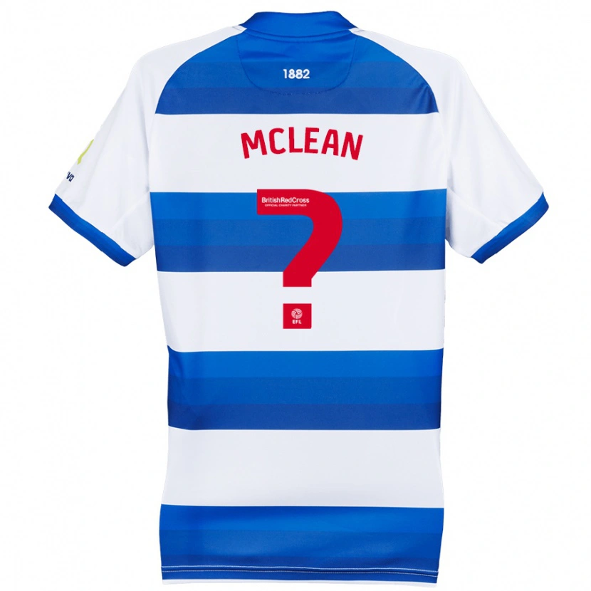 Danxen Kid Mason Mclean #0 White Blue Home Jersey 2024/25 T-Shirt