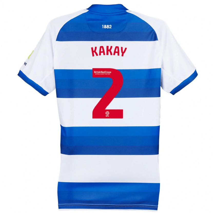 Danxen Kid Osman Kakay #2 White Blue Home Jersey 2024/25 T-Shirt