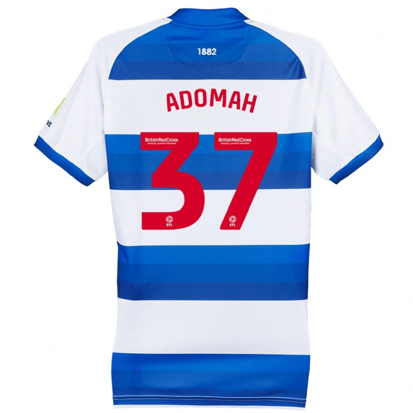 Danxen Kid Albert Adomah #37 White Blue Home Jersey 2024/25 T-Shirt