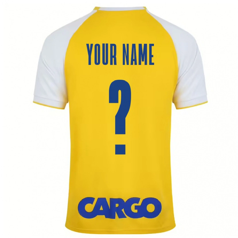 Danxen Kid Your Name #0 Yellow White Home Jersey 2024/25 T-Shirt