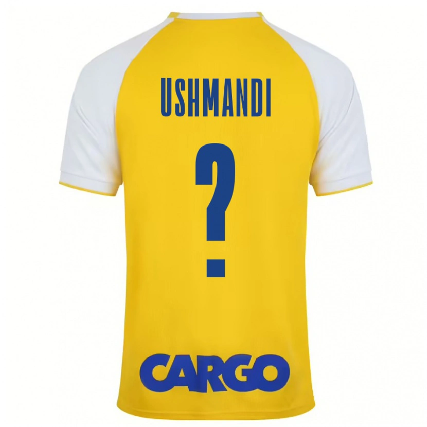 Danxen Kid Anar Ushmandi #0 Yellow White Home Jersey 2024/25 T-Shirt