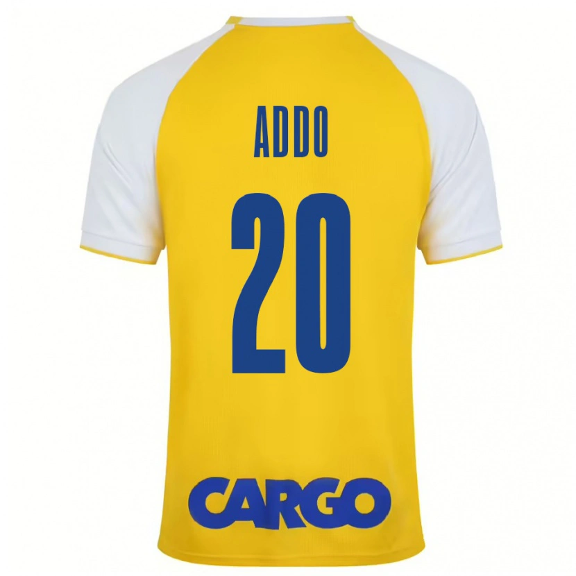 Danxen Kid Henry Addo #20 Yellow White Home Jersey 2024/25 T-Shirt