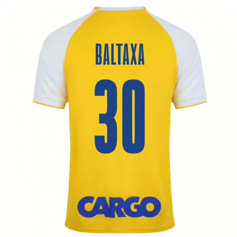 Danxen Kid Matan Baltaxa #30 Yellow White Home Jersey 2024/25 T-Shirt