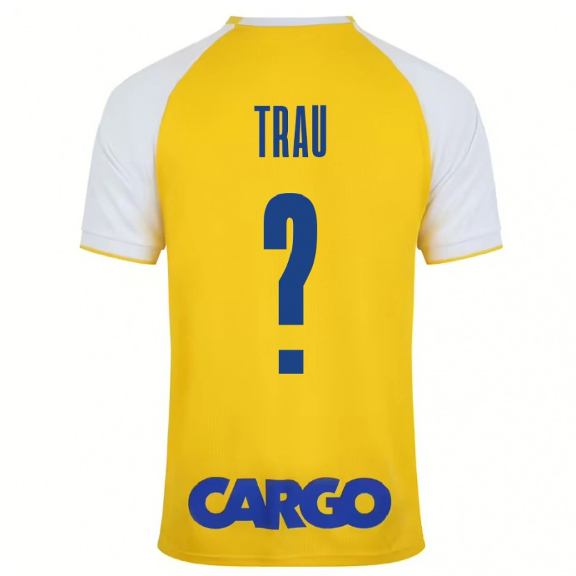 Danxen Kid Idan Trau #0 Yellow White Home Jersey 2024/25 T-Shirt