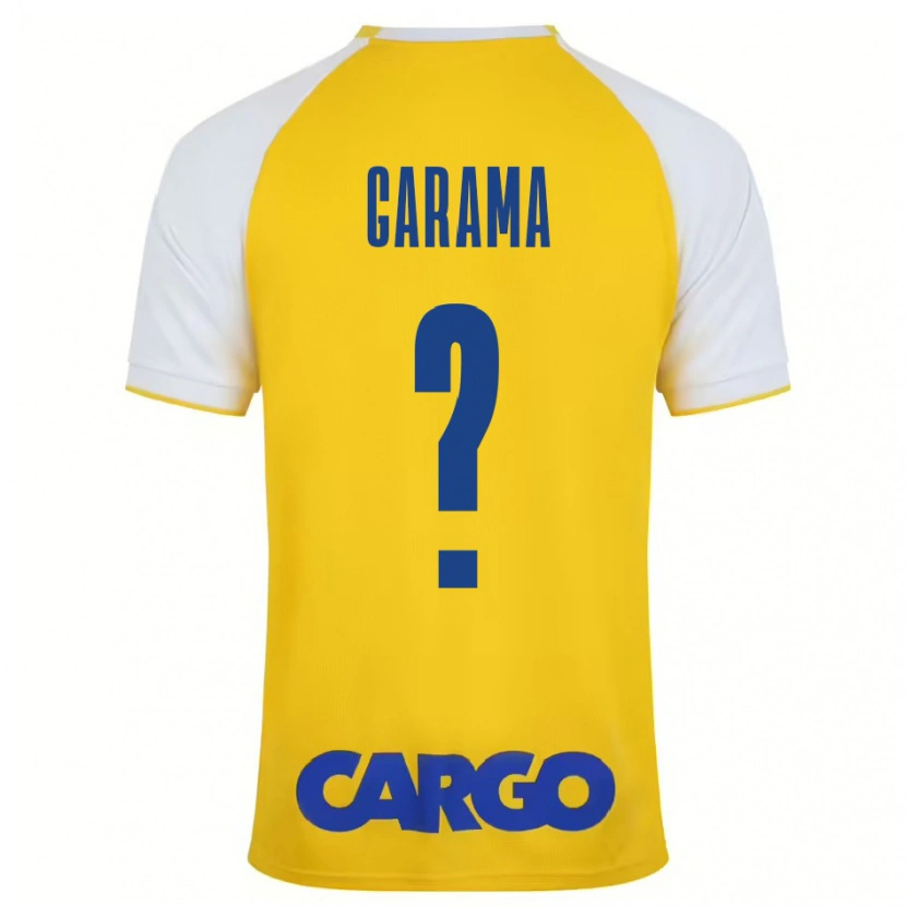 Danxen Kid Ben Garama #0 Yellow White Home Jersey 2024/25 T-Shirt