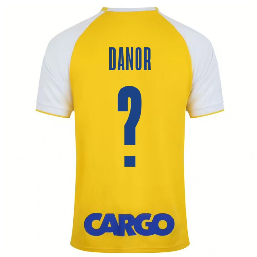 Danxen Kid Yaheli Danor #0 Yellow White Home Jersey 2024/25 T-Shirt