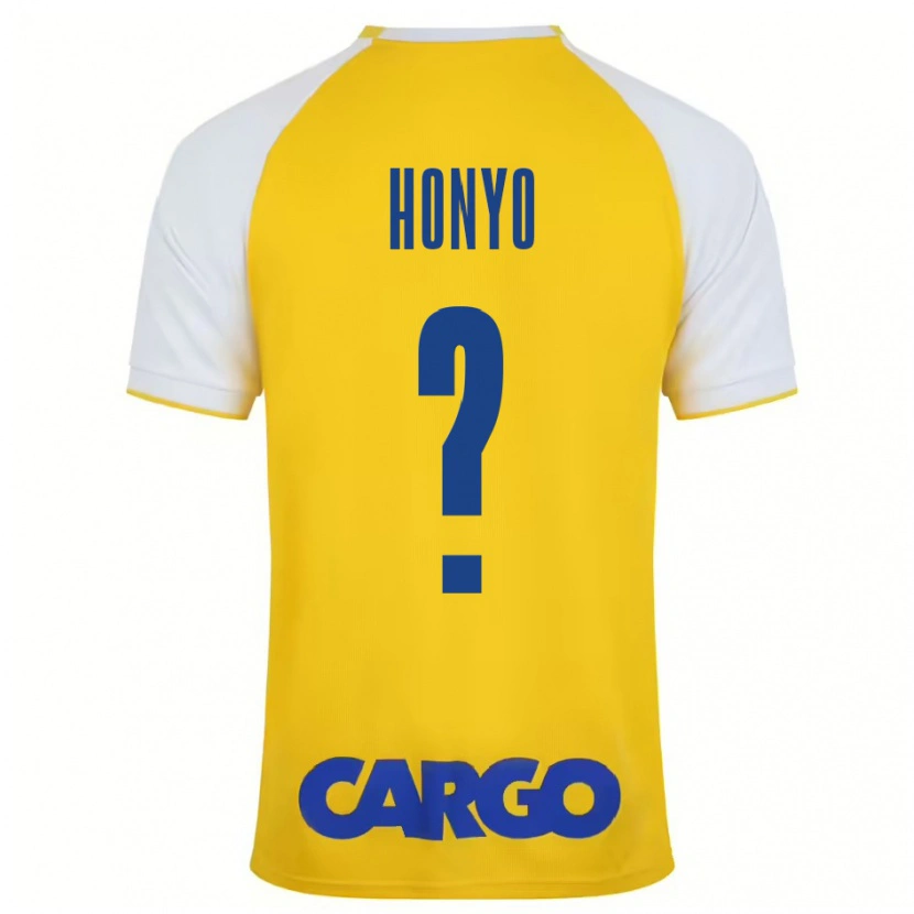 Danxen Kid Yoav Honyo #0 Yellow White Home Jersey 2024/25 T-Shirt