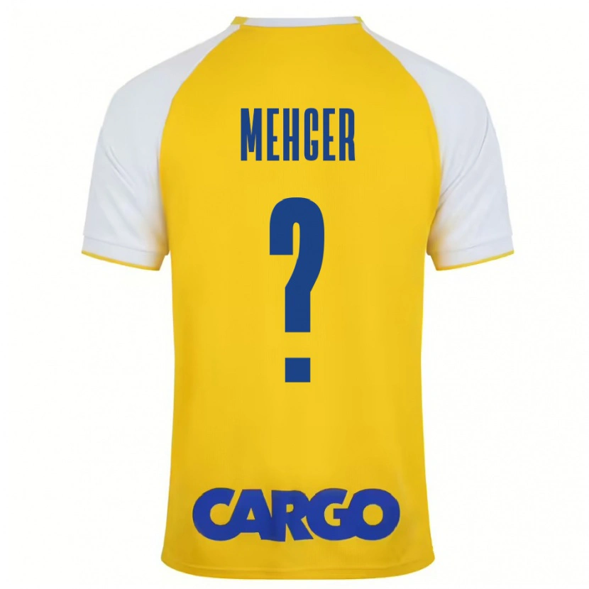 Danxen Kid Itay Mehger #0 Yellow White Home Jersey 2024/25 T-Shirt