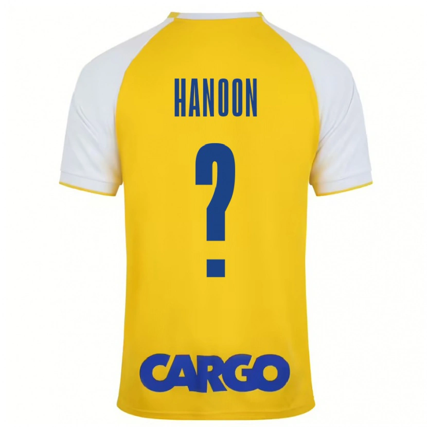 Danxen Kid Agam Hanoon #0 Yellow White Home Jersey 2024/25 T-Shirt