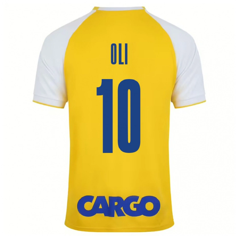 Danxen Kid Ido Oli #10 Yellow White Home Jersey 2024/25 T-Shirt