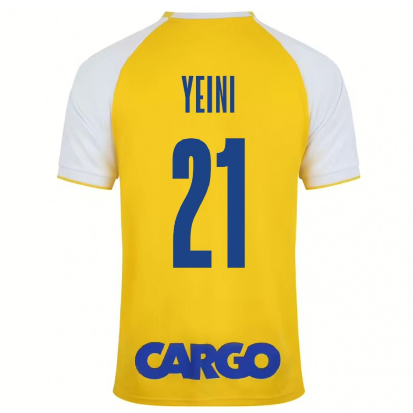 Danxen Kid Sheran Yeini #21 Yellow White Home Jersey 2024/25 T-Shirt