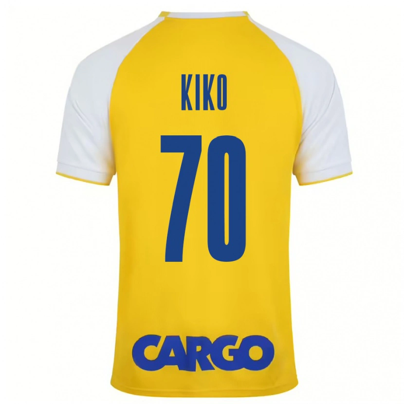 Danxen Kid Kiko Bondoso #70 Yellow White Home Jersey 2024/25 T-Shirt