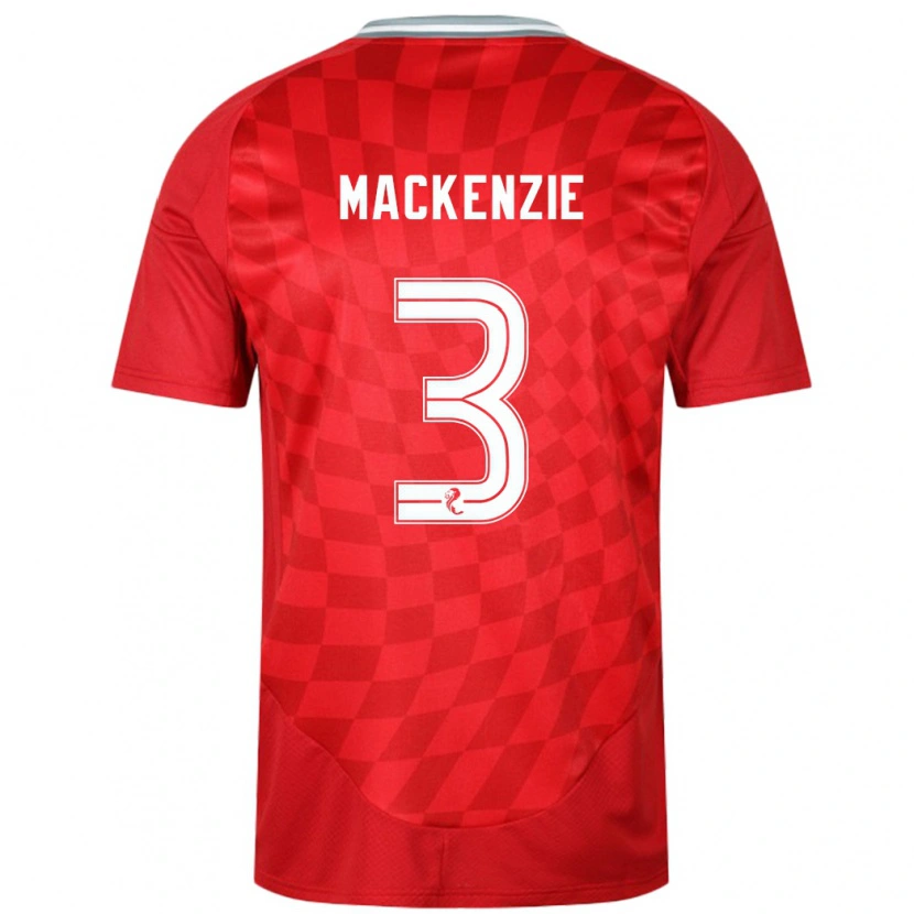 Danxen Kid Jack Mackenzie #3 Red Home Jersey 2024/25 T-Shirt