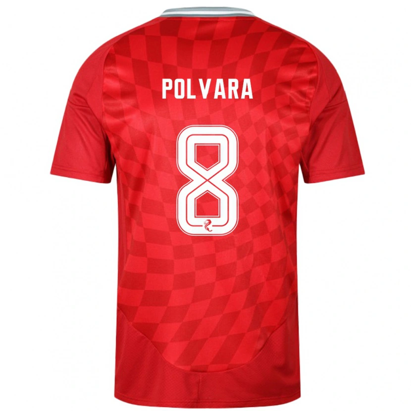 Danxen Kid Dante Polvara #8 Red Home Jersey 2024/25 T-Shirt