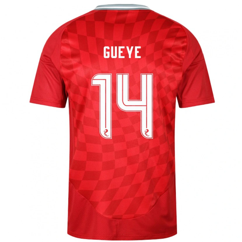 Danxen Kid Pape Habib Guèye #14 Red Home Jersey 2024/25 T-Shirt