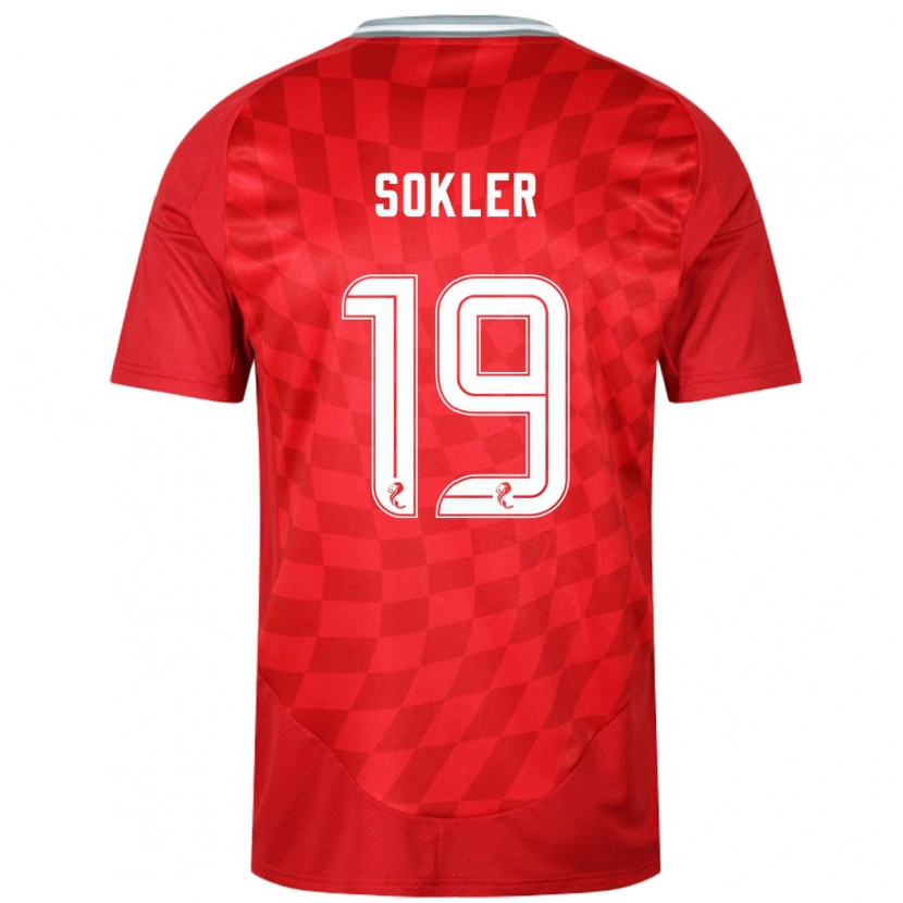 Danxen Kid Ester Sokler #19 Red Home Jersey 2024/25 T-Shirt