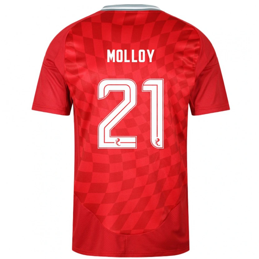 Danxen Kid Gavin Molloy #21 Red Home Jersey 2024/25 T-Shirt