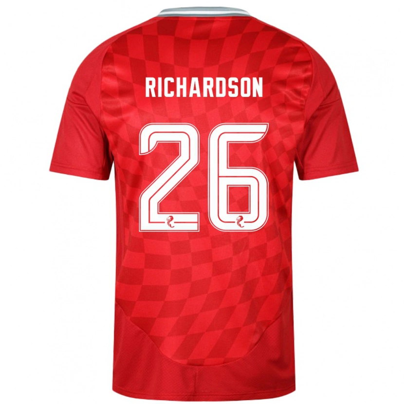 Danxen Kid Jayden Richardson #26 Red Home Jersey 2024/25 T-Shirt