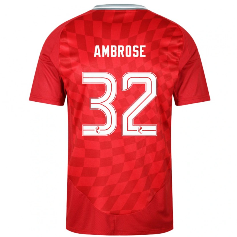 Danxen Kid Peter Ambrose #32 Red Home Jersey 2024/25 T-Shirt