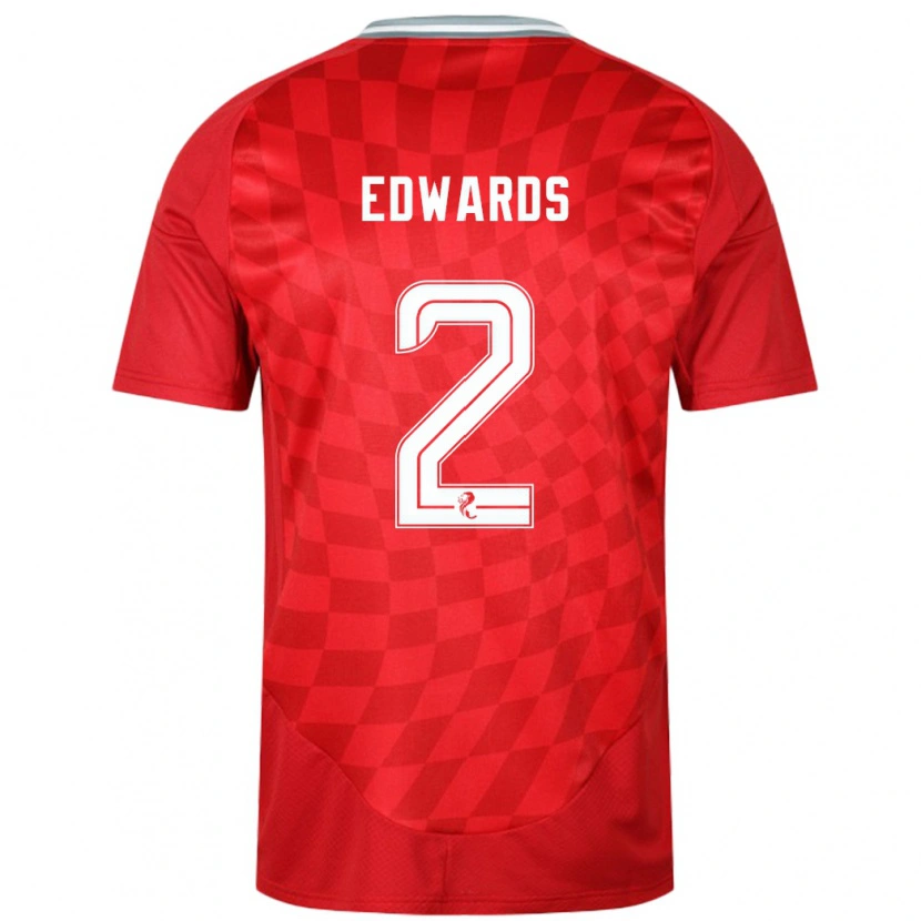 Danxen Kid Lois Edwards #2 Red Home Jersey 2024/25 T-Shirt