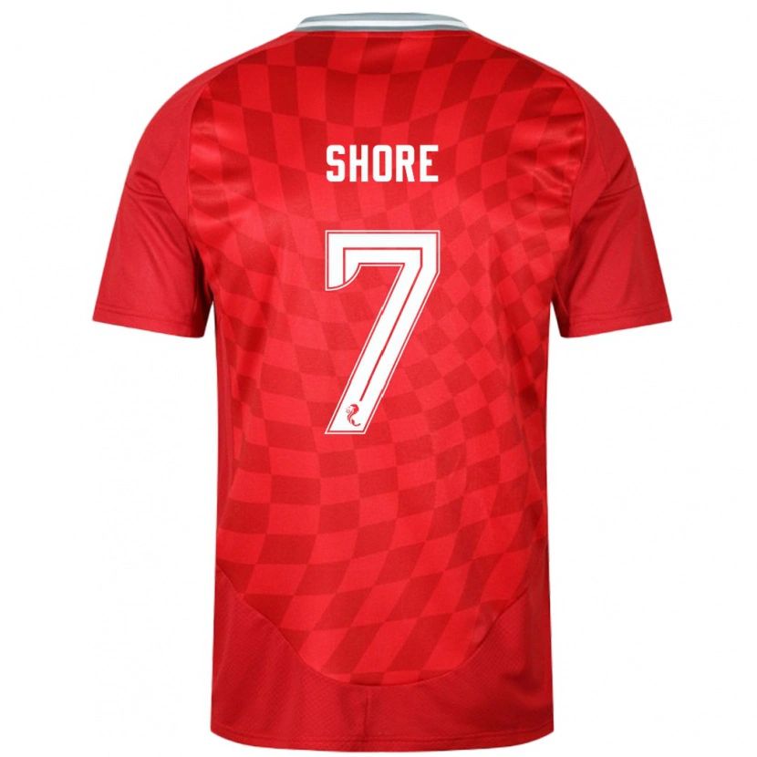 Danxen Kid Eilidh Shore #7 Red Home Jersey 2024/25 T-Shirt