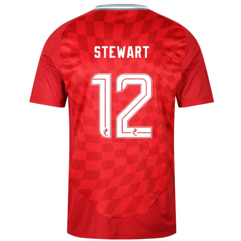 Danxen Kid Hannah Stewart #12 Red Home Jersey 2024/25 T-Shirt