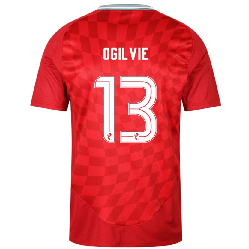 Danxen Kid Francesca Ogilvie #13 Red Home Jersey 2024/25 T-Shirt