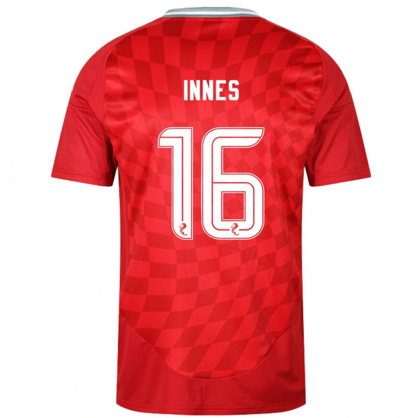 Danxen Kid Hannah Innes #16 Red Home Jersey 2024/25 T-Shirt