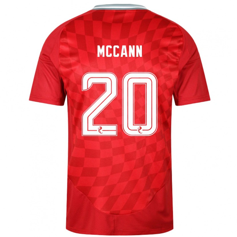 Danxen Kid Annalisa Mccann #20 Red Home Jersey 2024/25 T-Shirt