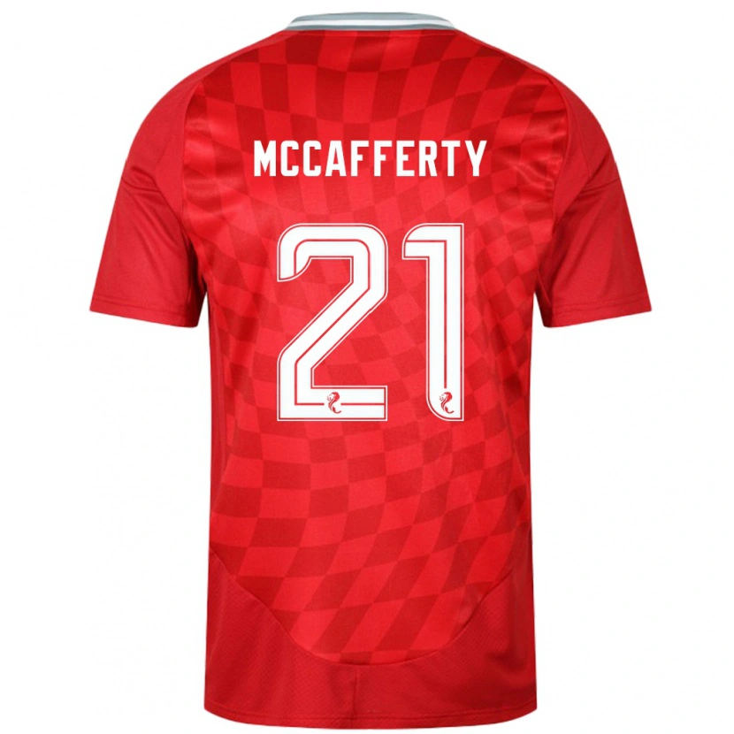 Danxen Kid Eirinn Mccafferty #21 Red Home Jersey 2024/25 T-Shirt