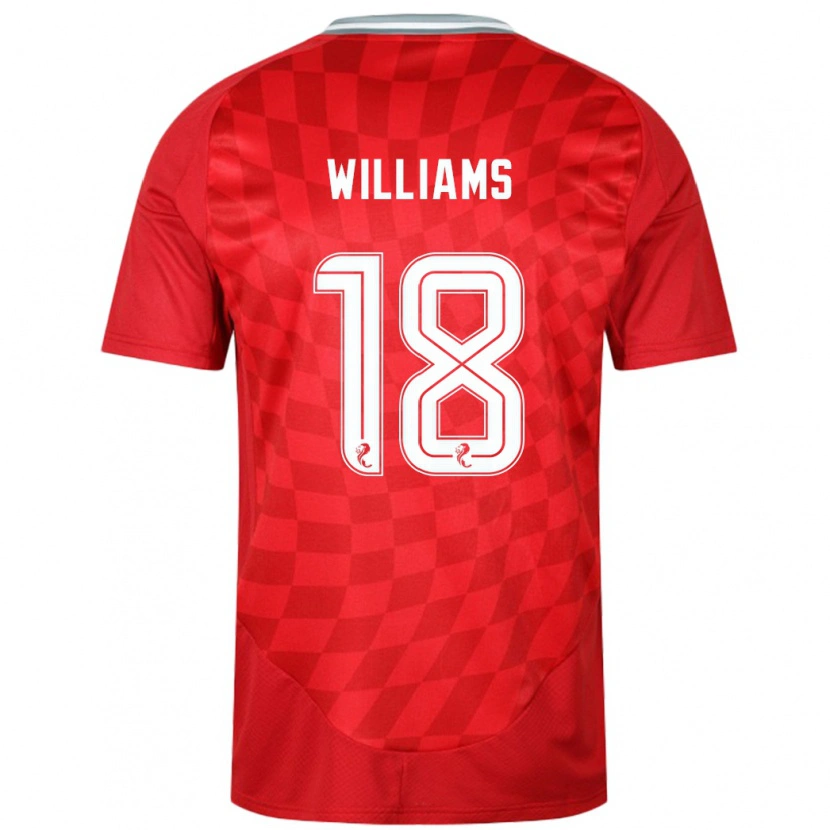 Danxen Kid Rhys Williams #18 Red Home Jersey 2024/25 T-Shirt