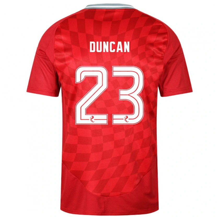 Danxen Kid Ryan Duncan #23 Red Home Jersey 2024/25 T-Shirt