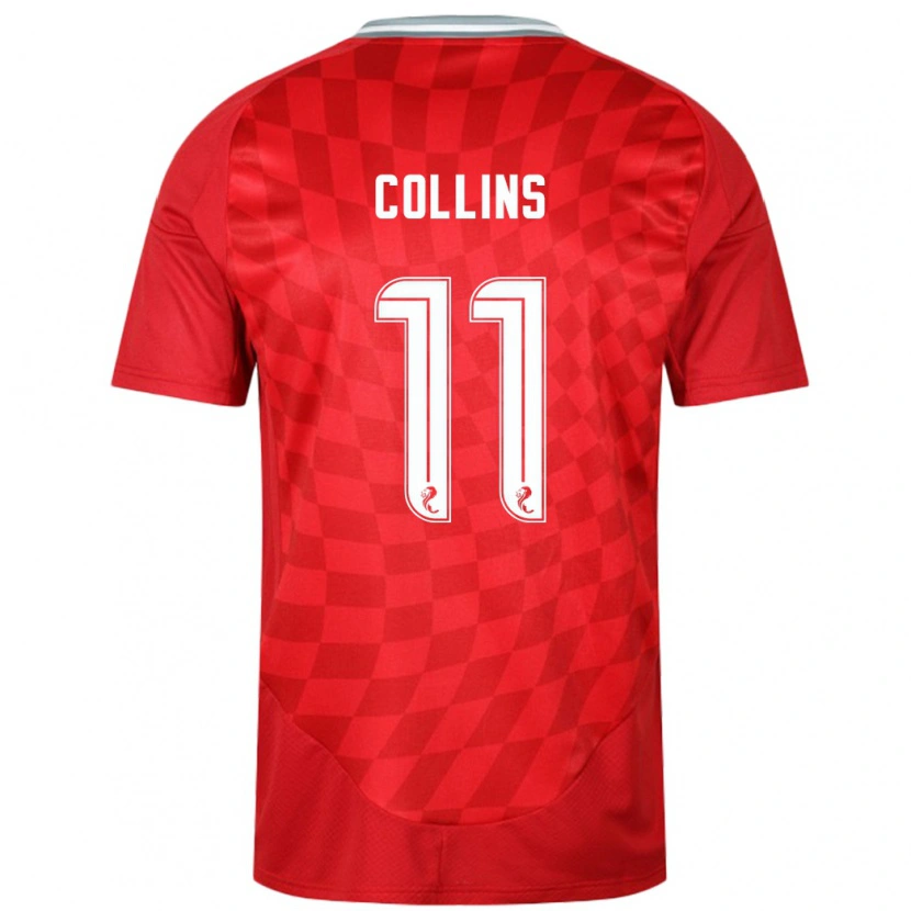 Danxen Kid Bailley Collins #11 Red Home Jersey 2024/25 T-Shirt