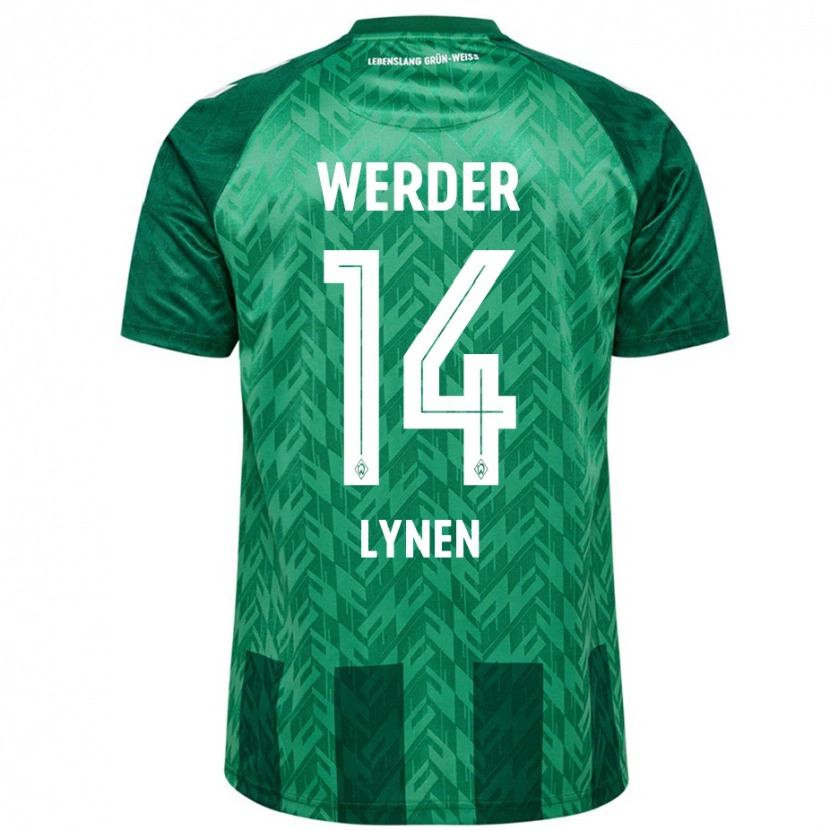 Danxen Kid Senne Lynen #14 Green Home Jersey 2024/25 T-Shirt