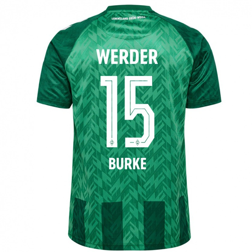 Danxen Kid Oliver Burke #15 Green Home Jersey 2024/25 T-Shirt