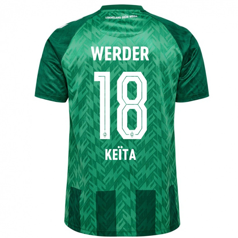 Danxen Kid Naby Keïta #18 Green Home Jersey 2024/25 T-Shirt