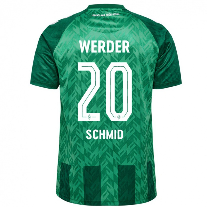 Danxen Kid Romano Schmid #20 Green Home Jersey 2024/25 T-Shirt