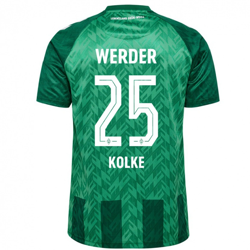 Danxen Kid Markus Kolke #25 Green Home Jersey 2024/25 T-Shirt