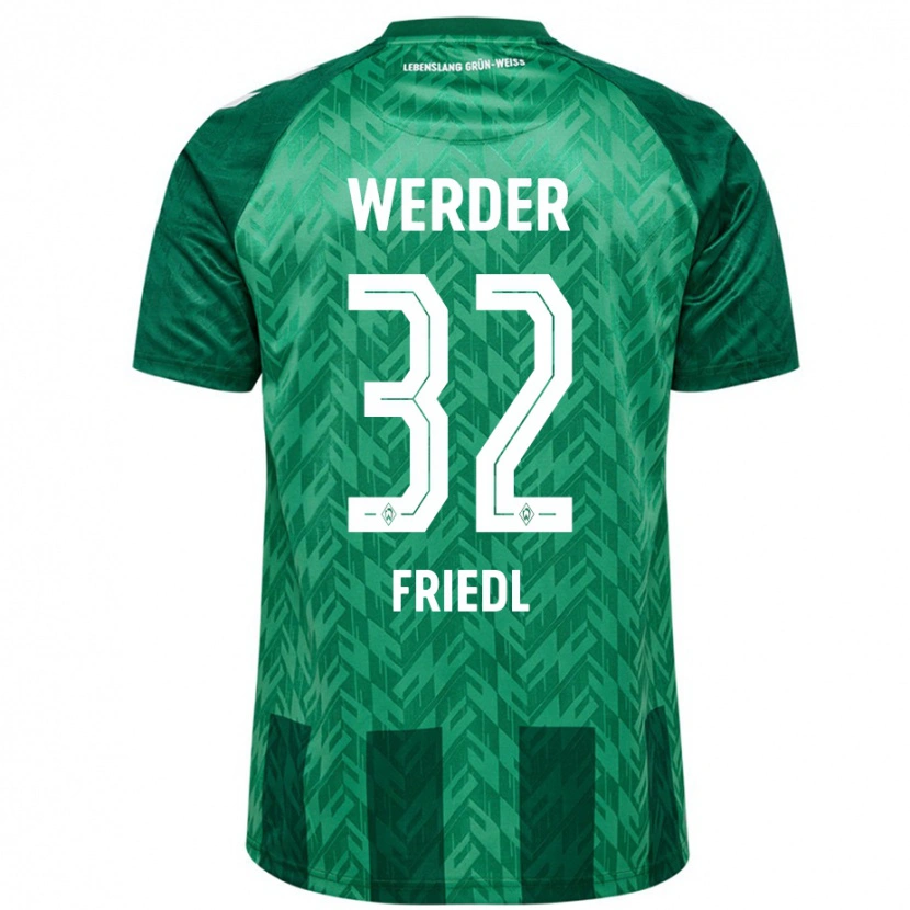 Danxen Kid Marco Friedl #32 Green Home Jersey 2024/25 T-Shirt