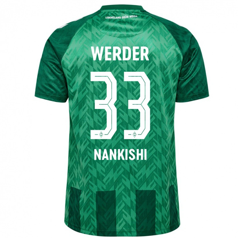 Danxen Kid Abdenego Nankishi #33 Green Home Jersey 2024/25 T-Shirt